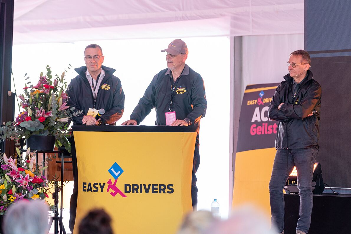 v.l.n.r. Ing. Klaus Köpplinger, Walter Harm und Werner Fichtinger