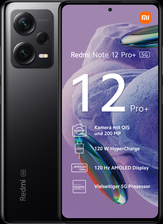 Redmi Note 12 Pro+5G Black