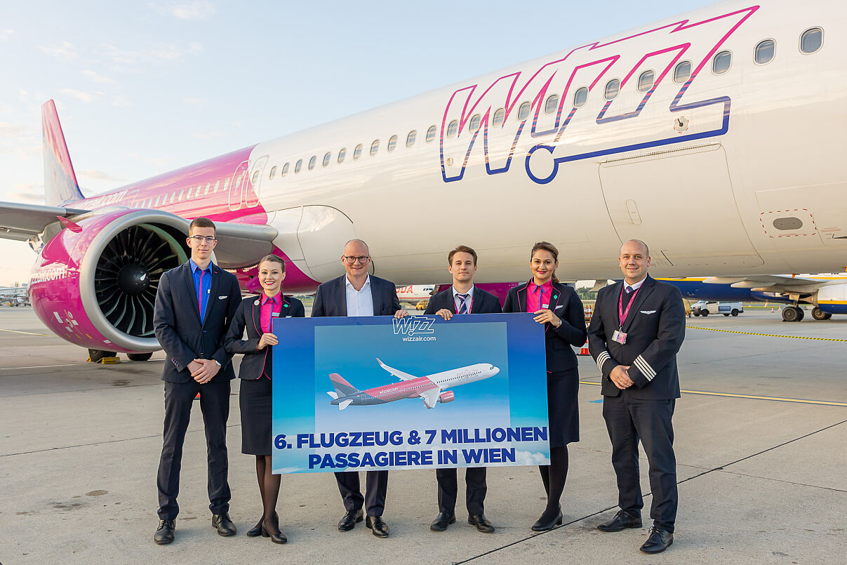 Wizzair_6. Flugzeug 7Mio PAX 2 neue Routen