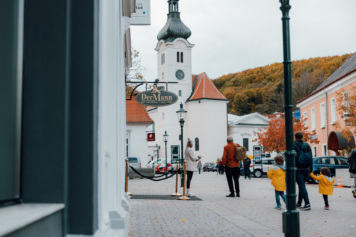 Die neue DerMann Filiale direkt am Purkersdorfer Hauptplatz 