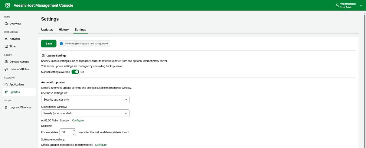 Veeam Software Appliance