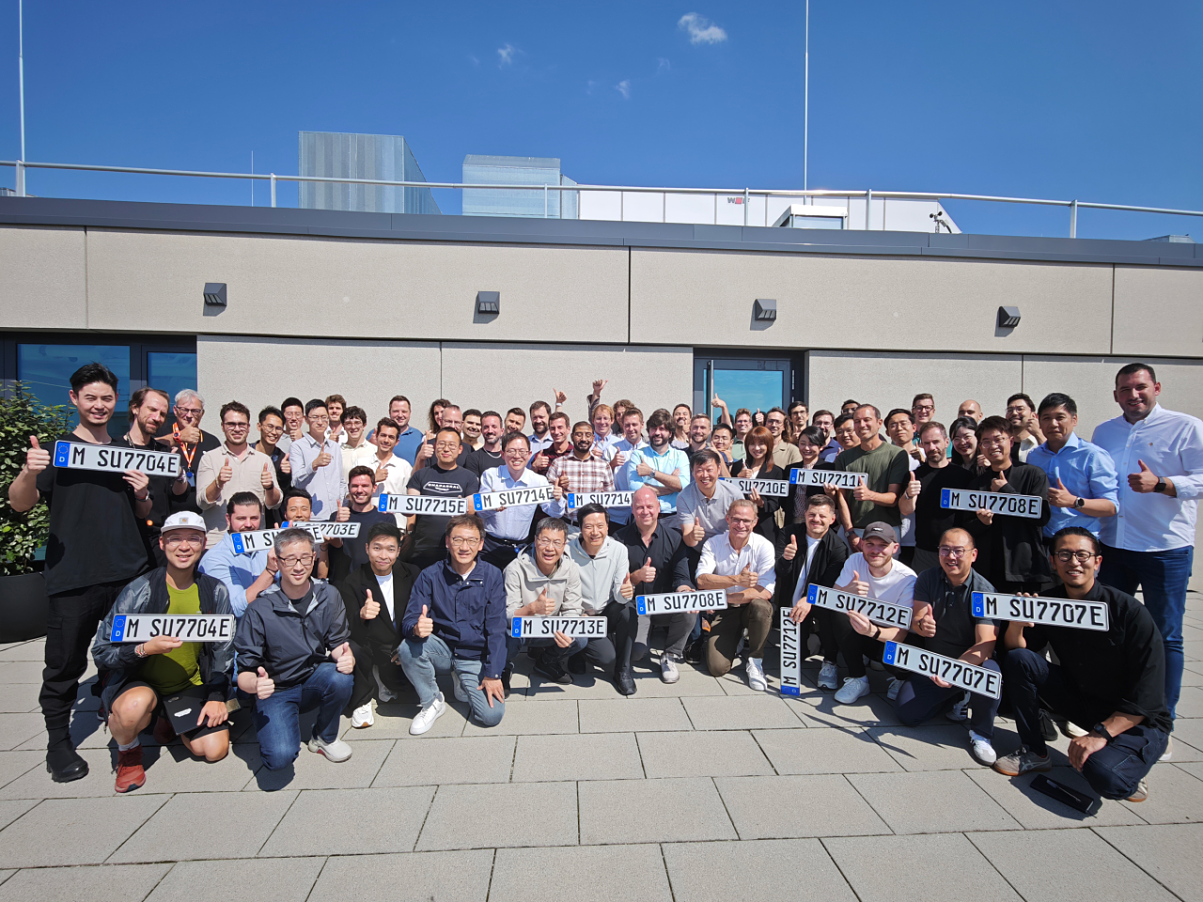 Xiaomi EV europäisches F&E- und Designzentrum Team